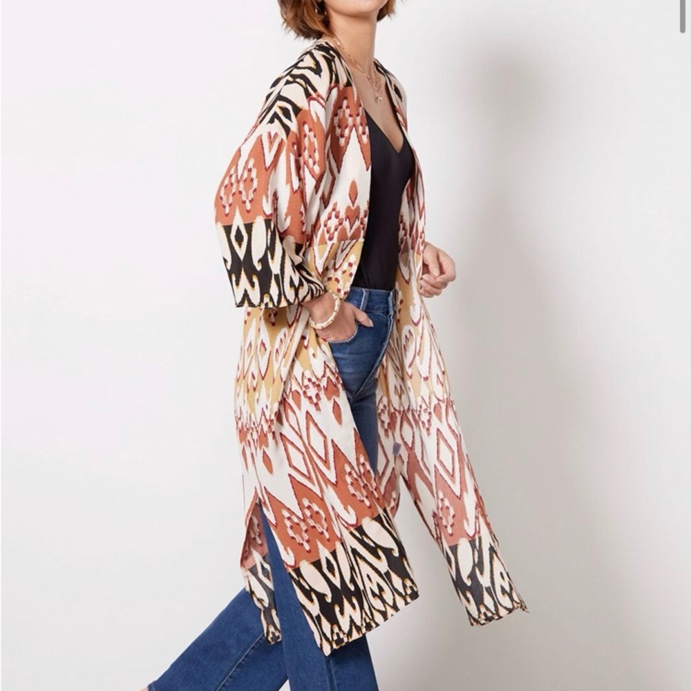 Evereve Tunic, fall colors , new. - Picture 3 of 4